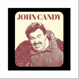 john candy retro black Posters and Art